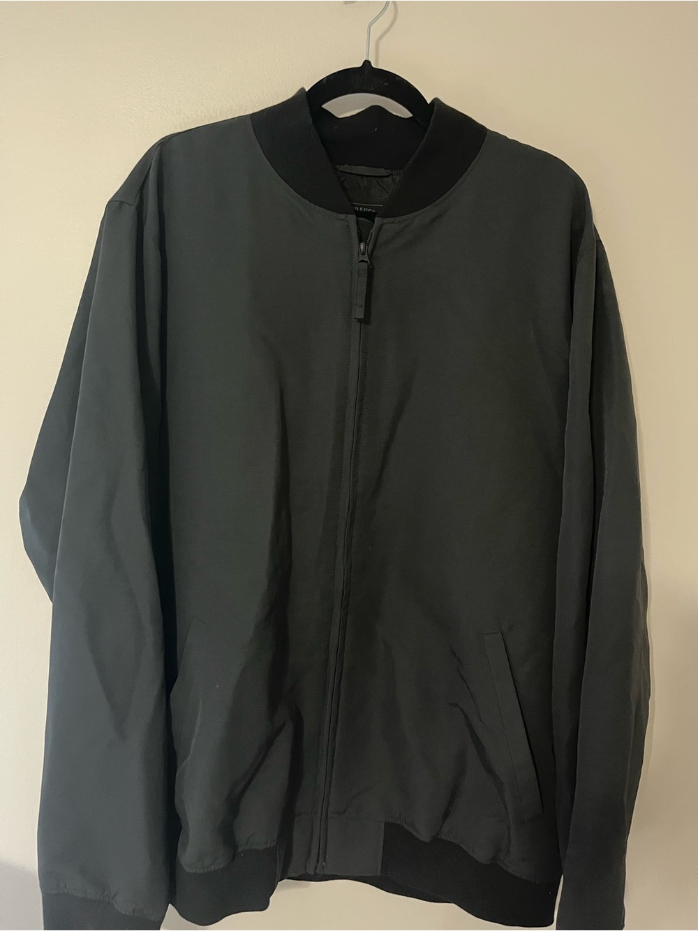 Levi's Black Bomber Jacket with Ribbed Trim